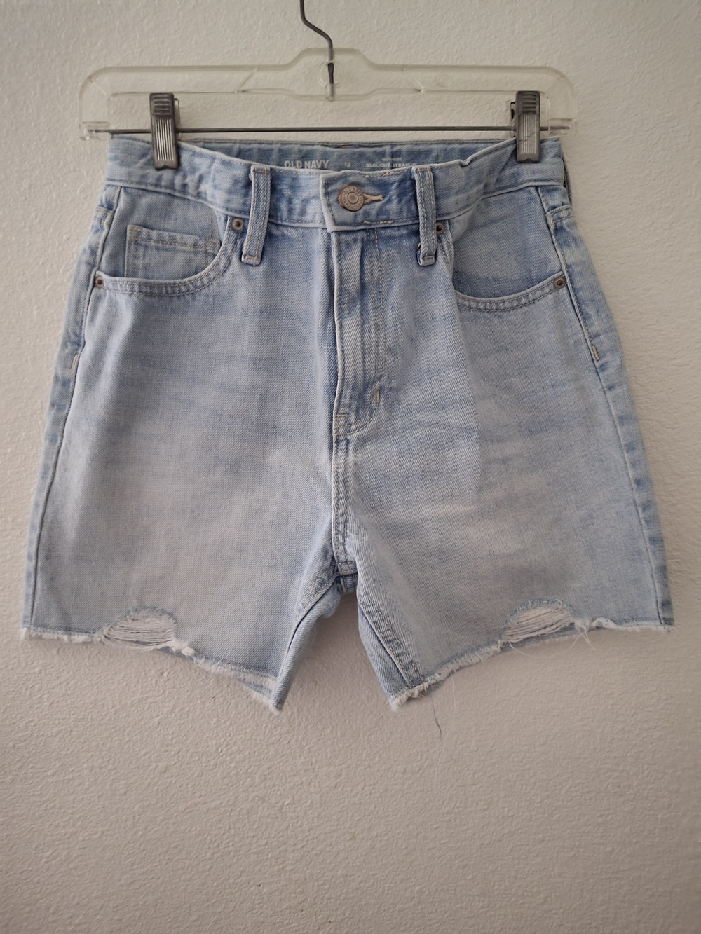 Old Navy Light Wash Denim Cutoff Shorts